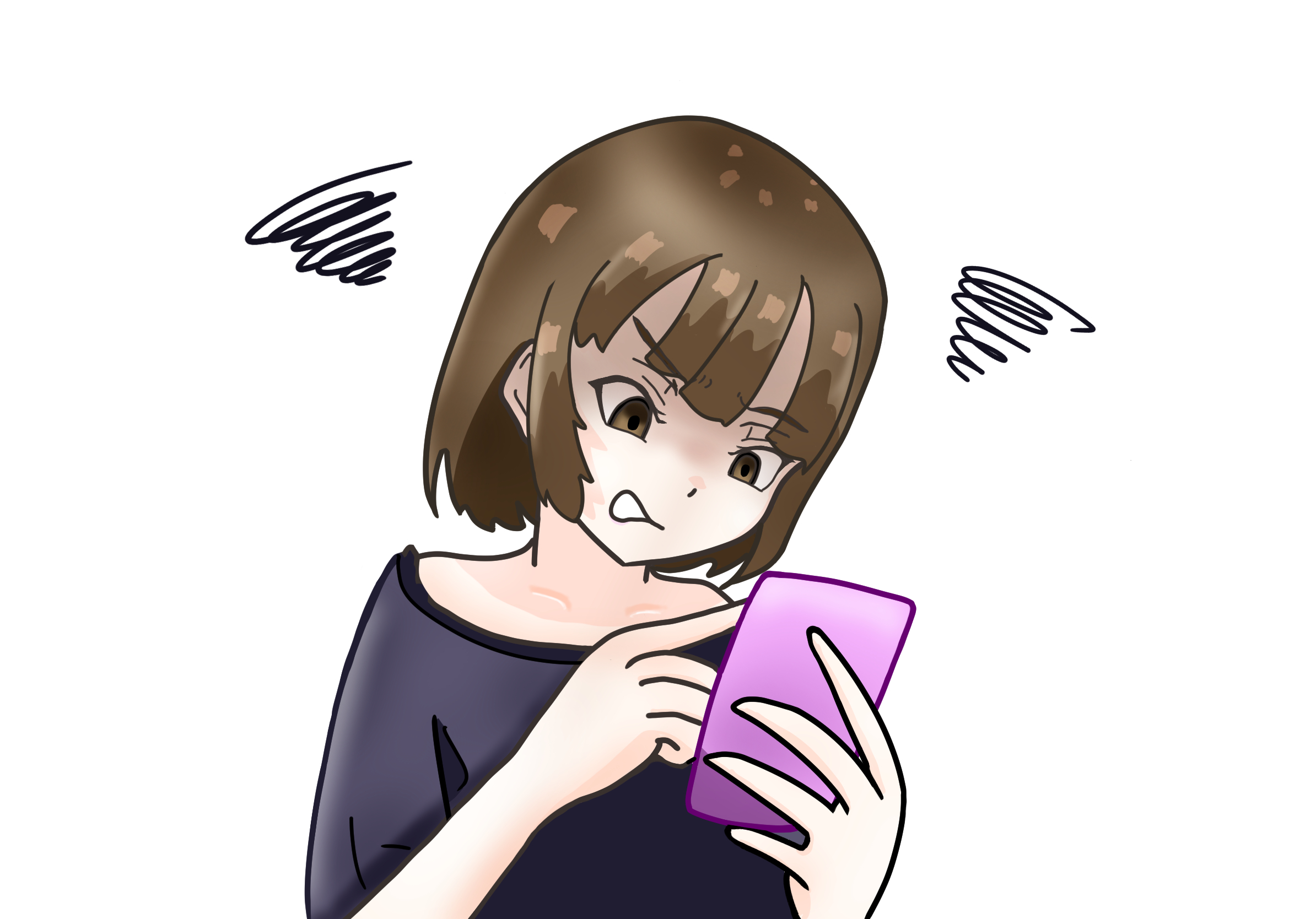 執着を見せる女性